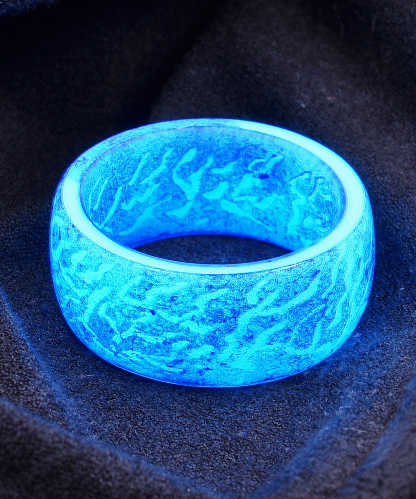 Space Meteor | Glow In The Dark Ring | Orange & Yellow | GLO Original -  Secret Woods