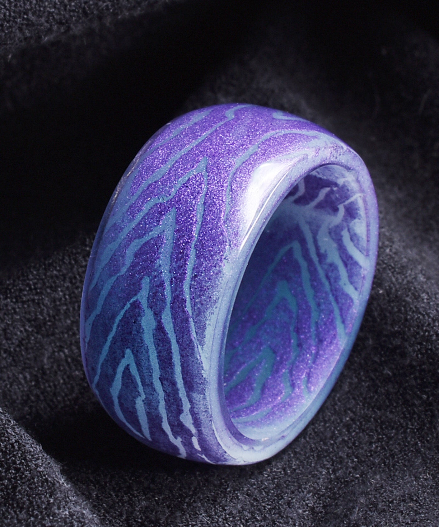 Space Meteor | Glow In The Dark Ring | Orange & Yellow | GLO Original -  Secret Woods